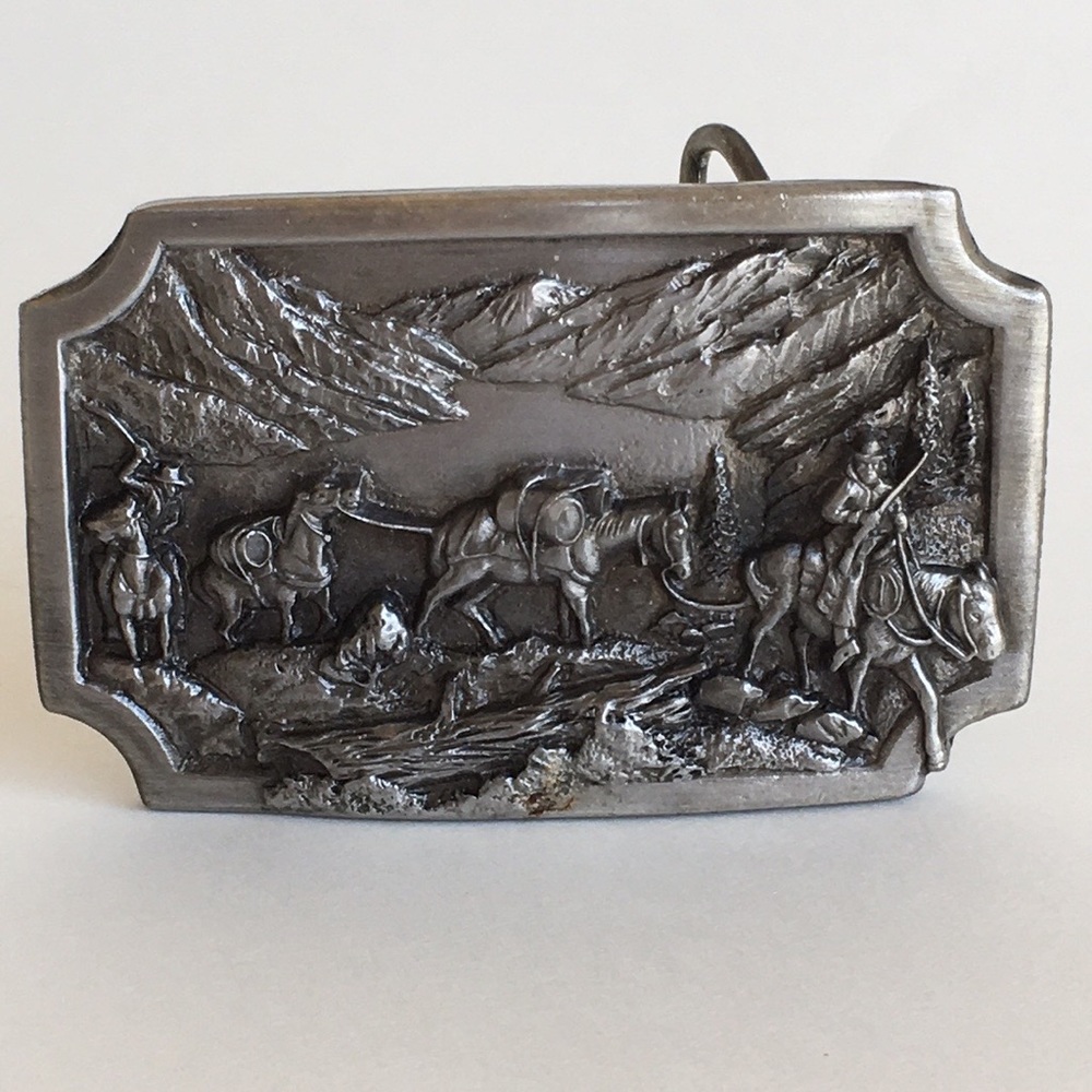 1983 Siskiyou Buckle Pewter #G-27 “Roughing It”